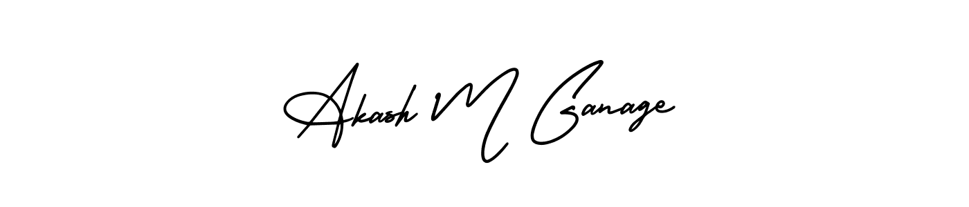 How to Draw Akash M Ganage signature style? AmerikaSignatureDemo-Regular is a latest design signature styles for name Akash M Ganage. Akash M Ganage signature style 3 images and pictures png