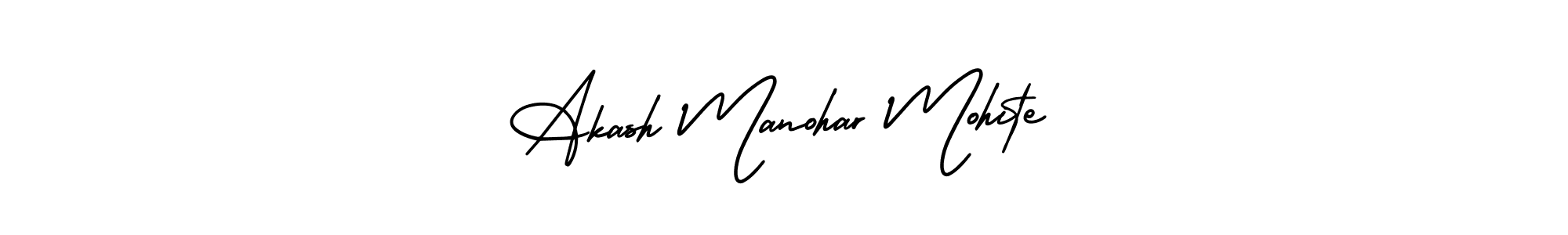 Make a short Akash Manohar Mohite signature style. Manage your documents anywhere anytime using AmerikaSignatureDemo-Regular. Create and add eSignatures, submit forms, share and send files easily. Akash Manohar Mohite signature style 3 images and pictures png