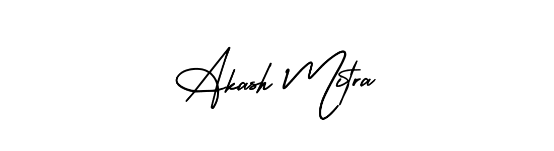 How to make Akash Mitra signature? AmerikaSignatureDemo-Regular is a professional autograph style. Create handwritten signature for Akash Mitra name. Akash Mitra signature style 3 images and pictures png