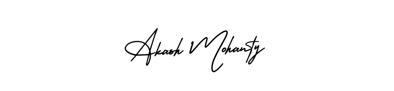 Create a beautiful signature design for name Akash Mohanty. With this signature (AmerikaSignatureDemo-Regular) fonts, you can make a handwritten signature for free. Akash Mohanty signature style 3 images and pictures png