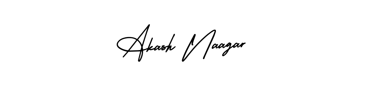 Create a beautiful signature design for name Akash Naagar. With this signature (AmerikaSignatureDemo-Regular) fonts, you can make a handwritten signature for free. Akash Naagar signature style 3 images and pictures png
