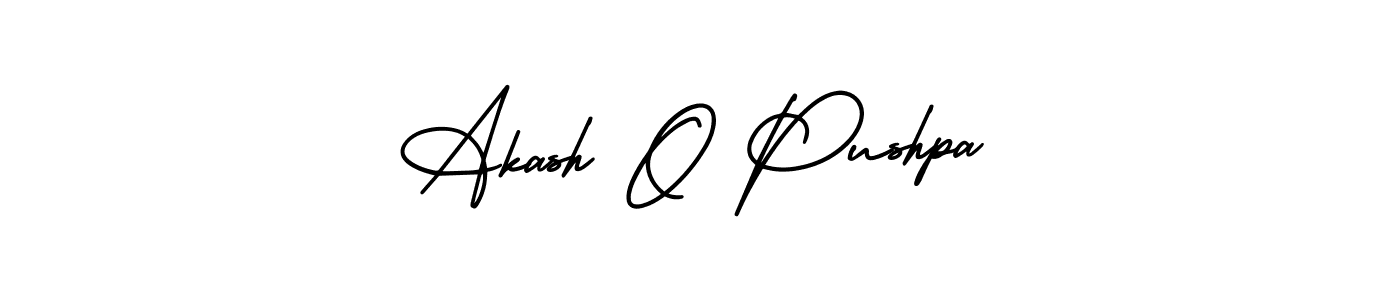 Make a short Akash O Pushpa signature style. Manage your documents anywhere anytime using AmerikaSignatureDemo-Regular. Create and add eSignatures, submit forms, share and send files easily. Akash O Pushpa signature style 3 images and pictures png