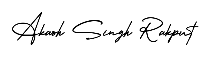 Style your name Akash Singh Rakput with confidence using AmerikaSignatureDemo-Regular signature design. Simple, elegant, and ready for immediate document use. Akash Singh Rakput signature style 3 images and pictures png