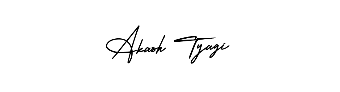 AmerikaSignatureDemo-Regular is a professional signature style that is perfect for those who want to add a touch of class to their signature. It is also a great choice for those who want to make their signature more unique. Get Akash Tyagi name to fancy signature for free. Akash Tyagi signature style 3 images and pictures png