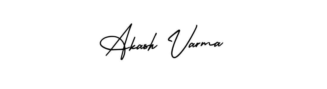 Design your own signature with our free online signature maker. With this signature software, you can create a handwritten (AmerikaSignatureDemo-Regular) signature for name Akash Varma. Akash Varma signature style 3 images and pictures png