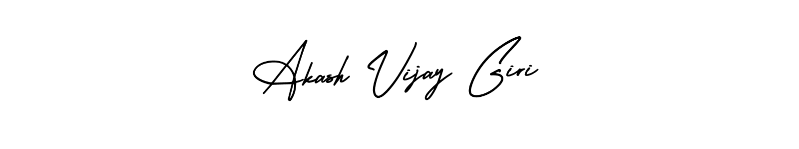 It looks lik you need a new signature style for name Akash Vijay Giri. Design unique handwritten (AmerikaSignatureDemo-Regular) signature with our free signature maker in just a few clicks. Akash Vijay Giri signature style 3 images and pictures png