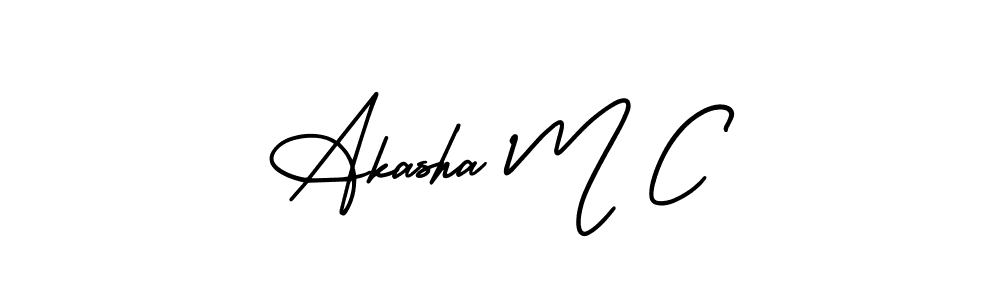 Once you've used our free online signature maker to create your best signature AmerikaSignatureDemo-Regular style, it's time to enjoy all of the benefits that Akasha M C name signing documents. Akasha M C signature style 3 images and pictures png