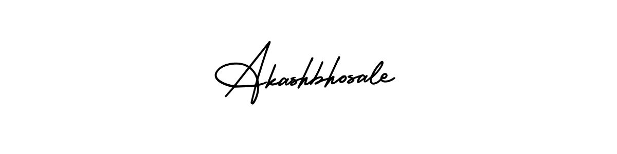 Use a signature maker to create a handwritten signature online. With this signature software, you can design (AmerikaSignatureDemo-Regular) your own signature for name Akashbhosale. Akashbhosale signature style 3 images and pictures png