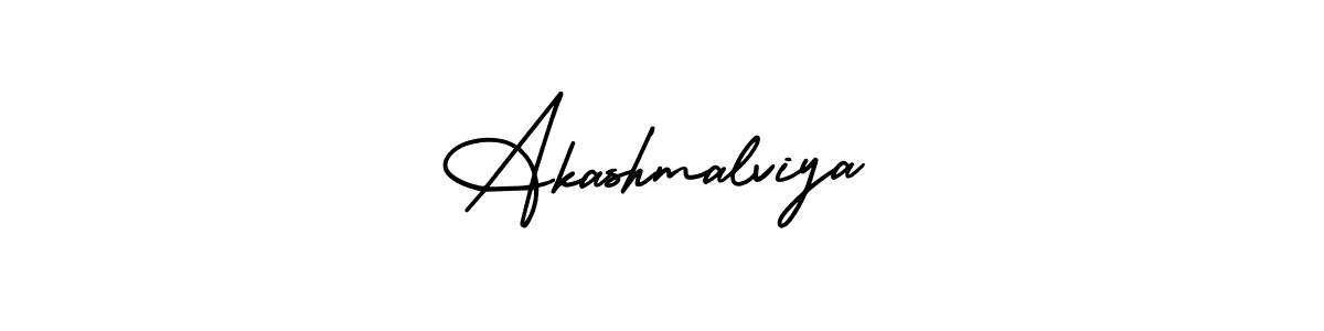 You should practise on your own different ways (AmerikaSignatureDemo-Regular) to write your name (Akashmalviya) in signature. don't let someone else do it for you. Akashmalviya signature style 3 images and pictures png