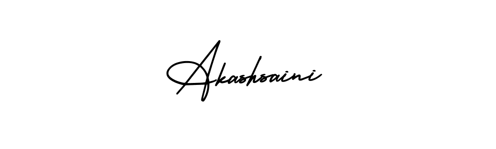 Akashsaini stylish signature style. Best Handwritten Sign (AmerikaSignatureDemo-Regular) for my name. Handwritten Signature Collection Ideas for my name Akashsaini. Akashsaini signature style 3 images and pictures png