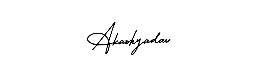 How to Draw Akashyadav signature style? AmerikaSignatureDemo-Regular is a latest design signature styles for name Akashyadav. Akashyadav signature style 3 images and pictures png