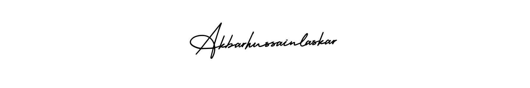 Also we have Akbarhussainlaskar name is the best signature style. Create professional handwritten signature collection using AmerikaSignatureDemo-Regular autograph style. Akbarhussainlaskar signature style 3 images and pictures png