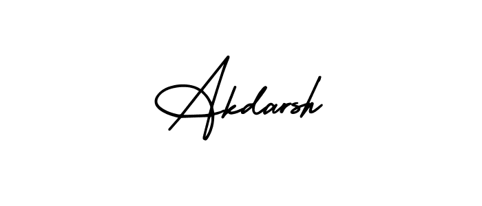 It looks lik you need a new signature style for name Akdarsh. Design unique handwritten (AmerikaSignatureDemo-Regular) signature with our free signature maker in just a few clicks. Akdarsh signature style 3 images and pictures png