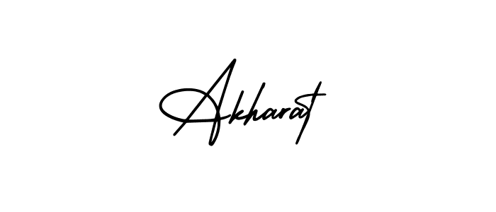 It looks lik you need a new signature style for name Akharat. Design unique handwritten (AmerikaSignatureDemo-Regular) signature with our free signature maker in just a few clicks. Akharat signature style 3 images and pictures png