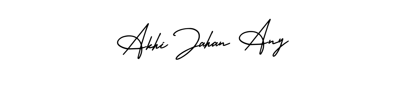 You can use this online signature creator to create a handwritten signature for the name Akhi Jahan Any. This is the best online autograph maker. Akhi Jahan Any signature style 3 images and pictures png