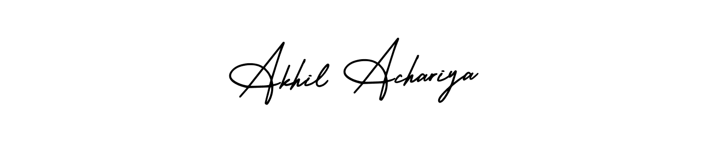 Make a beautiful signature design for name Akhil Achariya. Use this online signature maker to create a handwritten signature for free. Akhil Achariya signature style 3 images and pictures png