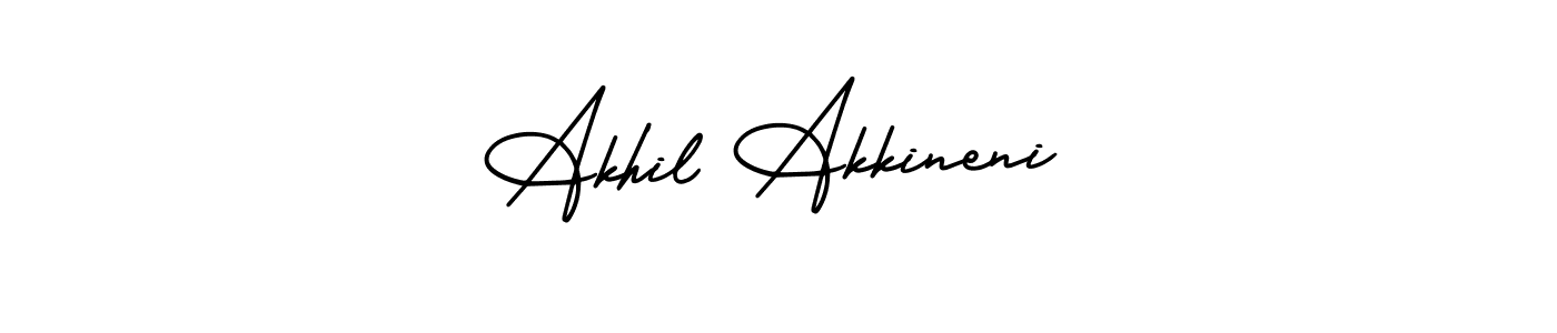 How to Draw Akhil Akkineni signature style? AmerikaSignatureDemo-Regular is a latest design signature styles for name Akhil Akkineni. Akhil Akkineni signature style 3 images and pictures png