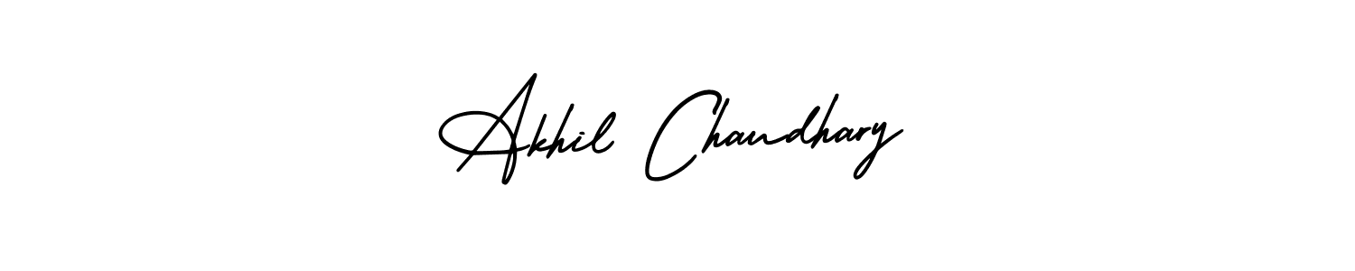 Make a beautiful signature design for name Akhil Chaudhary. Use this online signature maker to create a handwritten signature for free. Akhil Chaudhary signature style 3 images and pictures png