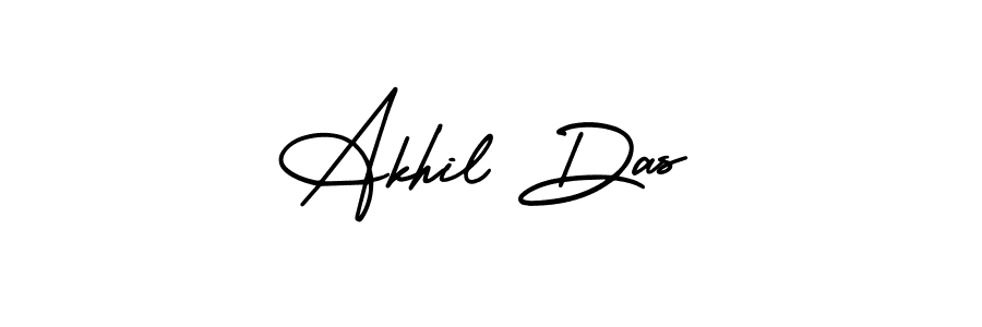 This is the best signature style for the Akhil Das name. Also you like these signature font (AmerikaSignatureDemo-Regular). Mix name signature. Akhil Das signature style 3 images and pictures png