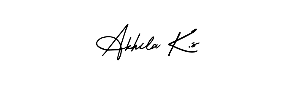 Once you've used our free online signature maker to create your best signature AmerikaSignatureDemo-Regular style, it's time to enjoy all of the benefits that Akhila K.s name signing documents. Akhila K.s signature style 3 images and pictures png
