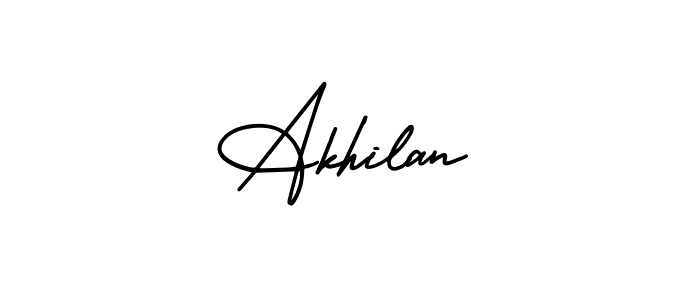 Once you've used our free online signature maker to create your best signature AmerikaSignatureDemo-Regular style, it's time to enjoy all of the benefits that Akhilan name signing documents. Akhilan signature style 3 images and pictures png