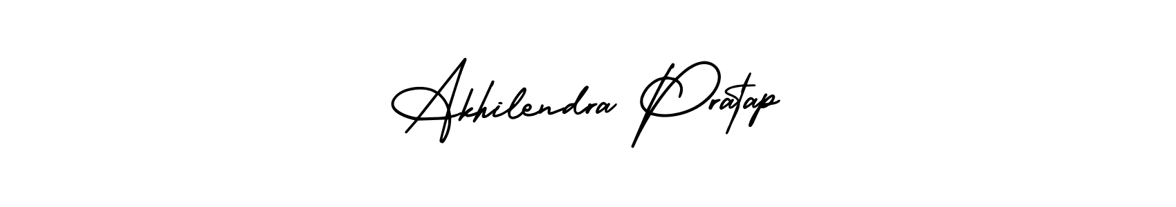 Make a beautiful signature design for name Akhilendra Pratap. With this signature (AmerikaSignatureDemo-Regular) style, you can create a handwritten signature for free. Akhilendra Pratap signature style 3 images and pictures png