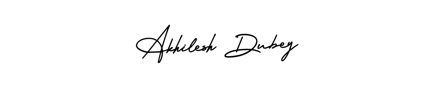 Design your own signature with our free online signature maker. With this signature software, you can create a handwritten (AmerikaSignatureDemo-Regular) signature for name Akhilesh Dubey. Akhilesh Dubey signature style 3 images and pictures png