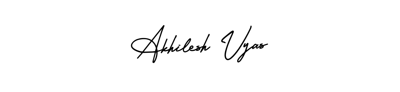 Akhilesh Vyas stylish signature style. Best Handwritten Sign (AmerikaSignatureDemo-Regular) for my name. Handwritten Signature Collection Ideas for my name Akhilesh Vyas. Akhilesh Vyas signature style 3 images and pictures png