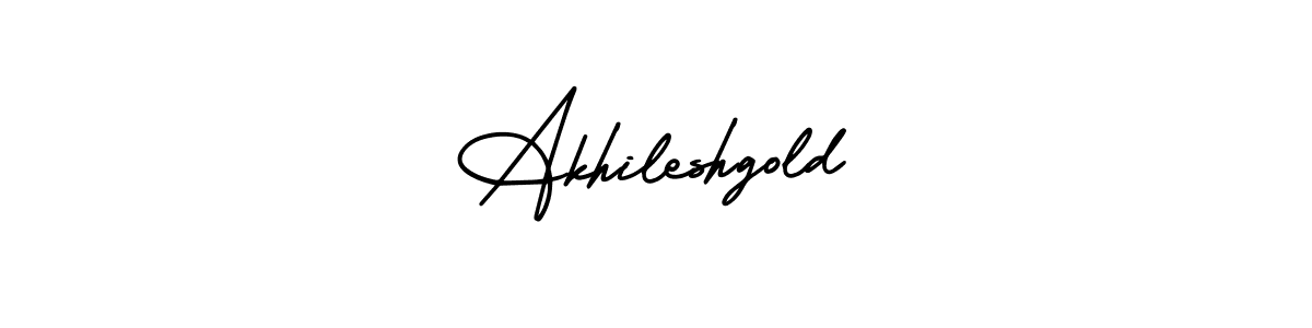 Use a signature maker to create a handwritten signature online. With this signature software, you can design (AmerikaSignatureDemo-Regular) your own signature for name Akhileshgold. Akhileshgold signature style 3 images and pictures png