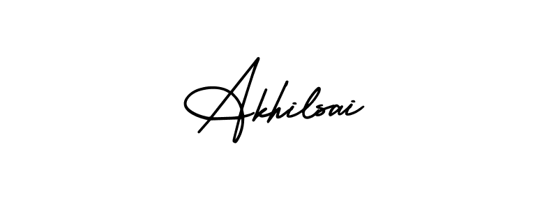 It looks lik you need a new signature style for name Akhilsai. Design unique handwritten (AmerikaSignatureDemo-Regular) signature with our free signature maker in just a few clicks. Akhilsai signature style 3 images and pictures png