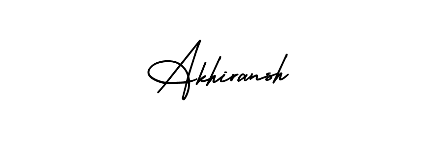 Create a beautiful signature design for name Akhiransh. With this signature (AmerikaSignatureDemo-Regular) fonts, you can make a handwritten signature for free. Akhiransh signature style 3 images and pictures png