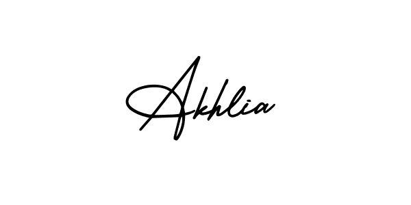 You can use this online signature creator to create a handwritten signature for the name Akhlia. This is the best online autograph maker. Akhlia signature style 3 images and pictures png