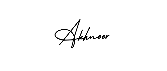 It looks lik you need a new signature style for name Akhnoor. Design unique handwritten (AmerikaSignatureDemo-Regular) signature with our free signature maker in just a few clicks. Akhnoor signature style 3 images and pictures png