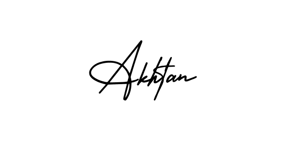 Also You can easily find your signature by using the search form. We will create Akhtan name handwritten signature images for you free of cost using AmerikaSignatureDemo-Regular sign style. Akhtan signature style 3 images and pictures png