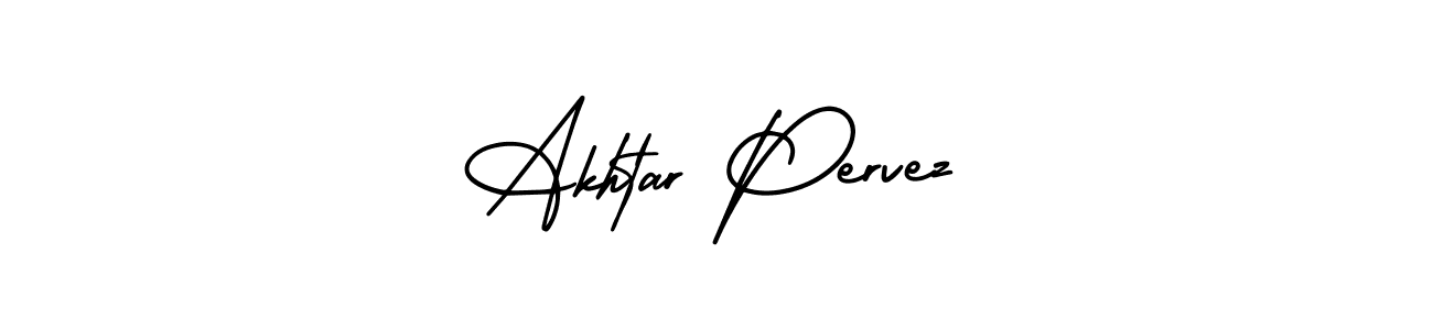 How to Draw Akhtar Pervez signature style? AmerikaSignatureDemo-Regular is a latest design signature styles for name Akhtar Pervez. Akhtar Pervez signature style 3 images and pictures png