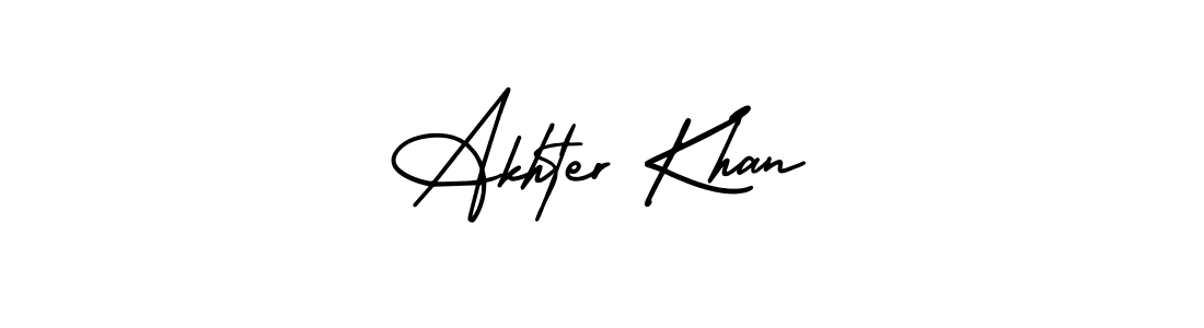 How to make Akhter Khan signature? AmerikaSignatureDemo-Regular is a professional autograph style. Create handwritten signature for Akhter Khan name. Akhter Khan signature style 3 images and pictures png