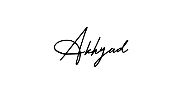 How to Draw Akhyad signature style? AmerikaSignatureDemo-Regular is a latest design signature styles for name Akhyad. Akhyad signature style 3 images and pictures png