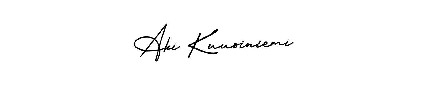 Once you've used our free online signature maker to create your best signature AmerikaSignatureDemo-Regular style, it's time to enjoy all of the benefits that Aki Kuusiniemi name signing documents. Aki Kuusiniemi signature style 3 images and pictures png