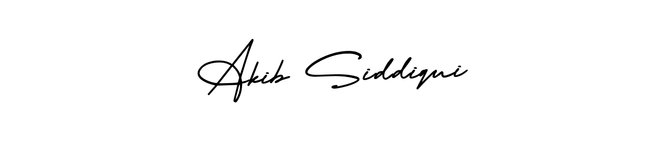 You should practise on your own different ways (AmerikaSignatureDemo-Regular) to write your name (Akib Siddiqui) in signature. don't let someone else do it for you. Akib Siddiqui signature style 3 images and pictures png