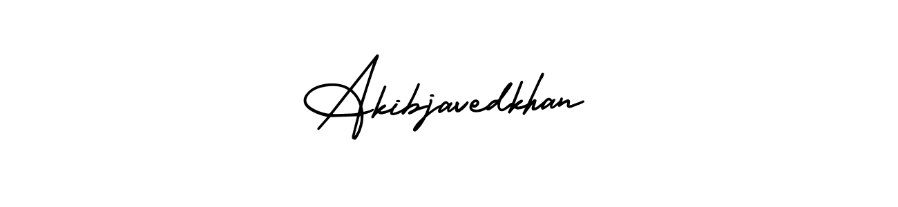 Make a beautiful signature design for name Akibjavedkhan. With this signature (AmerikaSignatureDemo-Regular) style, you can create a handwritten signature for free. Akibjavedkhan signature style 3 images and pictures png