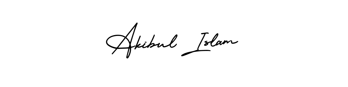 Akibul Islam stylish signature style. Best Handwritten Sign (AmerikaSignatureDemo-Regular) for my name. Handwritten Signature Collection Ideas for my name Akibul Islam. Akibul Islam signature style 3 images and pictures png