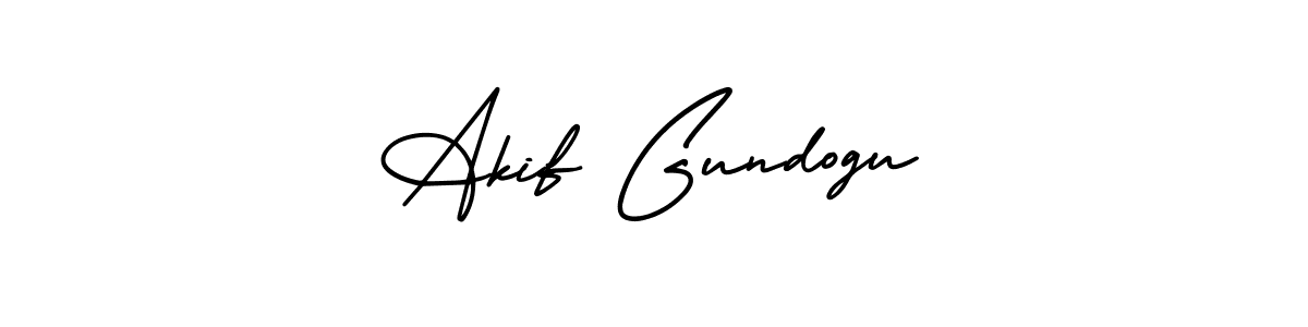 Create a beautiful signature design for name Akif Gundogu. With this signature (AmerikaSignatureDemo-Regular) fonts, you can make a handwritten signature for free. Akif Gundogu signature style 3 images and pictures png