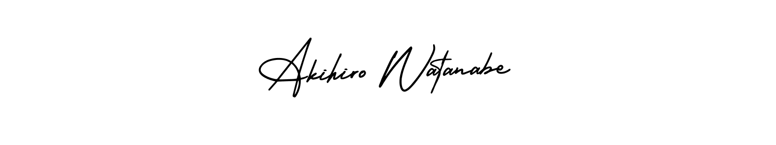 How to Draw Akihiro Watanabe signature style? AmerikaSignatureDemo-Regular is a latest design signature styles for name Akihiro Watanabe. Akihiro Watanabe signature style 3 images and pictures png