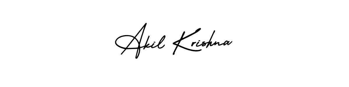 Similarly AmerikaSignatureDemo-Regular is the best handwritten signature design. Signature creator online .You can use it as an online autograph creator for name Akil Krishna. Akil Krishna signature style 3 images and pictures png