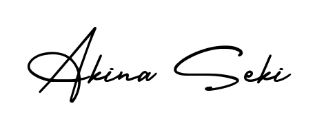 Quickly download Akina Seki name signature in high-resolution PNG using AmerikaSignatureDemo-Regular style. Ready to insert into PDFs and online applications. Akina Seki signature style 3 images and pictures png
