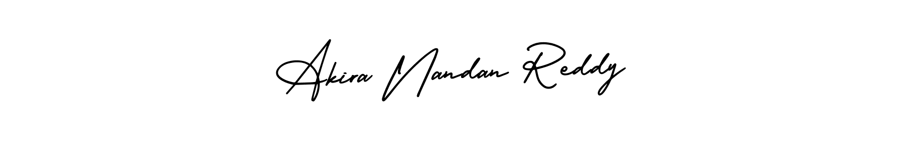 Make a short Akira Nandan Reddy signature style. Manage your documents anywhere anytime using AmerikaSignatureDemo-Regular. Create and add eSignatures, submit forms, share and send files easily. Akira Nandan Reddy signature style 3 images and pictures png