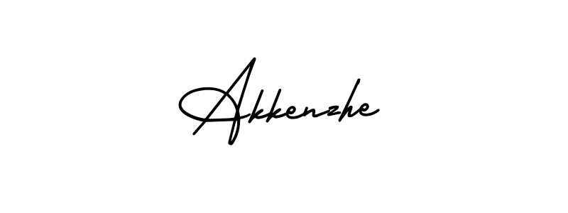 Make a beautiful signature design for name Akkenzhe. Use this online signature maker to create a handwritten signature for free. Akkenzhe signature style 3 images and pictures png