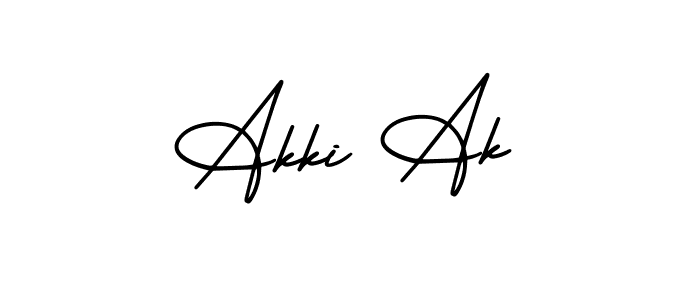 Make a beautiful signature design for name Akki Ak. Use this online signature maker to create a handwritten signature for free. Akki Ak signature style 3 images and pictures png