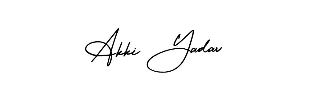 Best and Professional Signature Style for Akki Yadav. AmerikaSignatureDemo-Regular Best Signature Style Collection. Akki Yadav signature style 3 images and pictures png