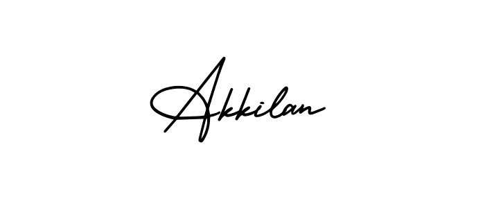 Make a beautiful signature design for name Akkilan. Use this online signature maker to create a handwritten signature for free. Akkilan signature style 3 images and pictures png